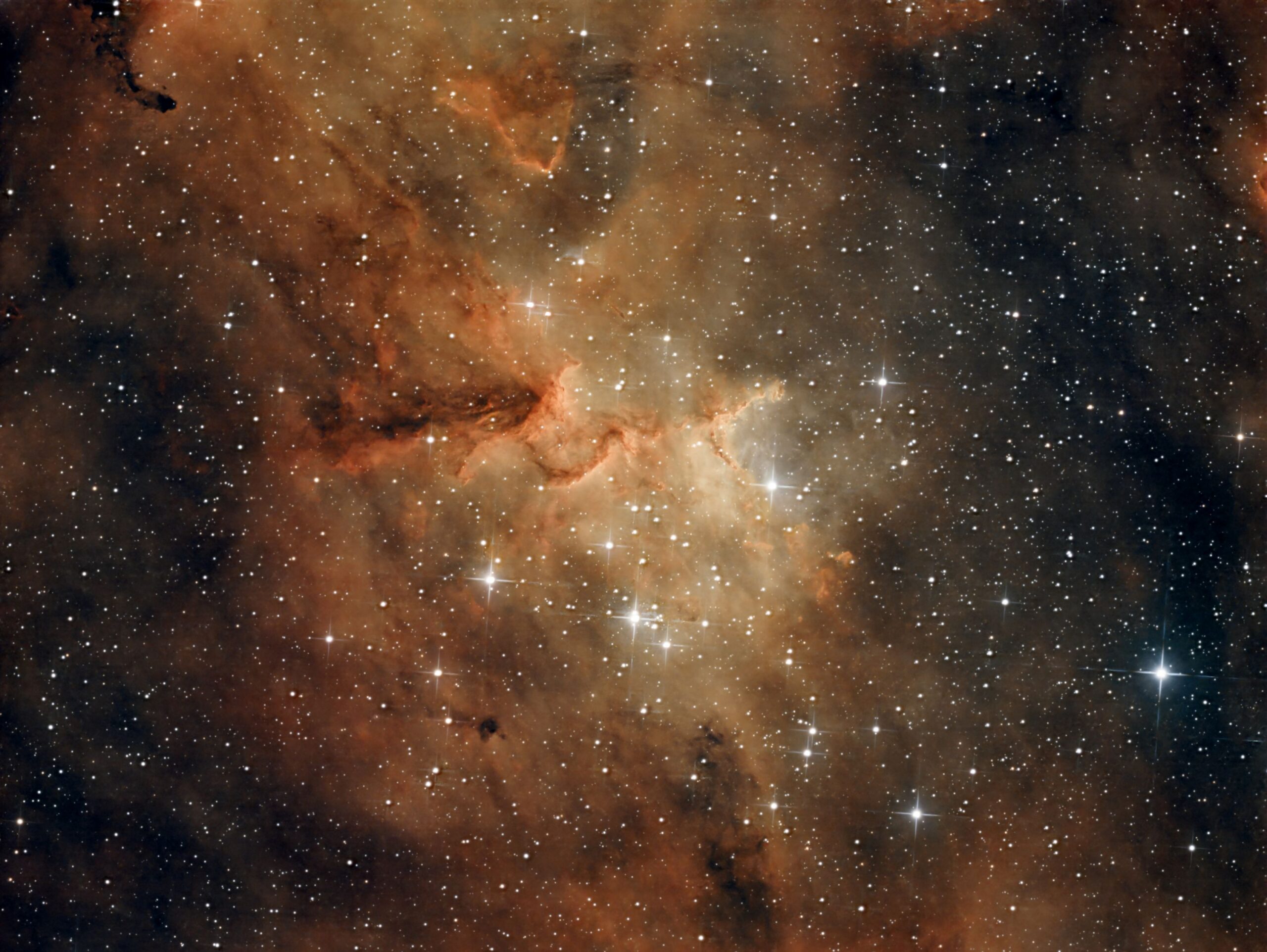 Melotte 15 le cœur de la meuleuse du Cœur