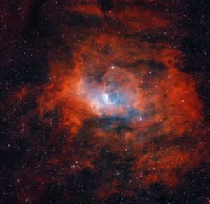 NGC 7635 la nébuleuse de la bulle 2026 en SHO